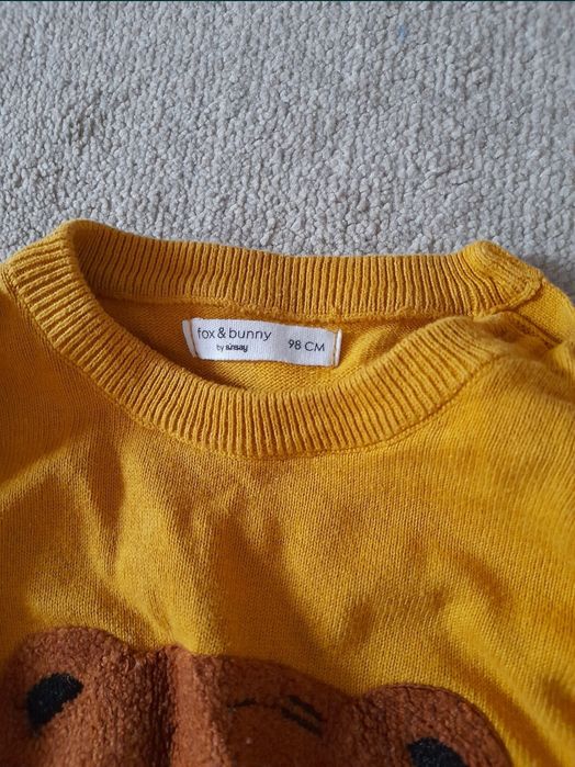 pulover Fox & bunny ursuleț 98 st Bernard 98 2 3 ani impecabile