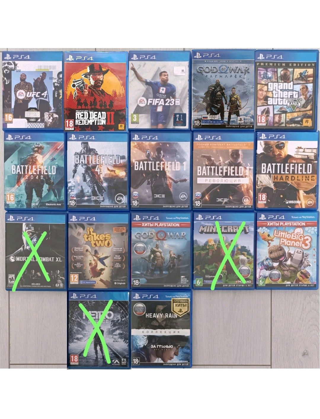 Игры для playstation 4 и ps5 на дисках в наличии в Кокшетау