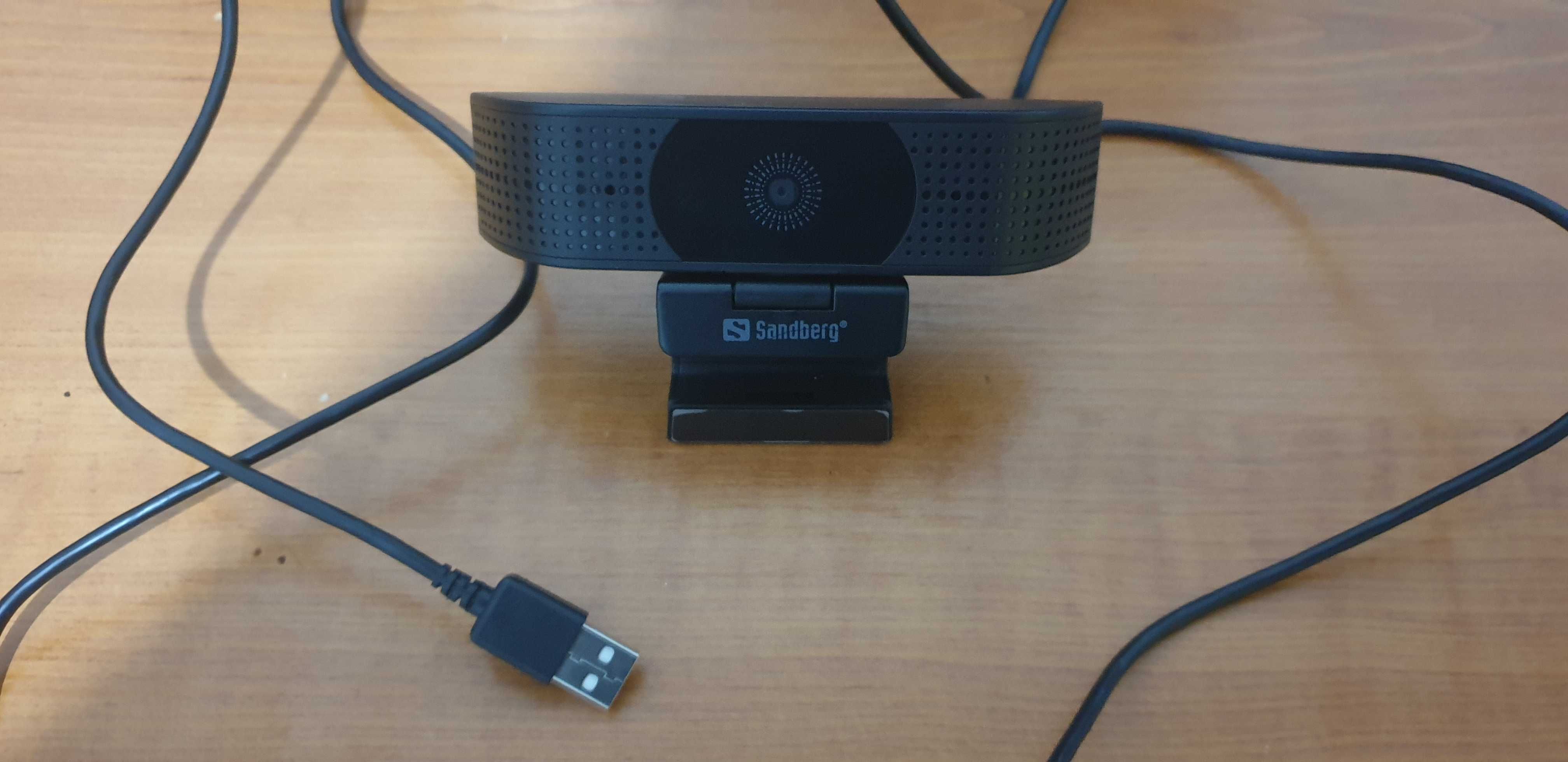 Camera web, Sandberg, USB Pro Elite 4K UHD, Negru