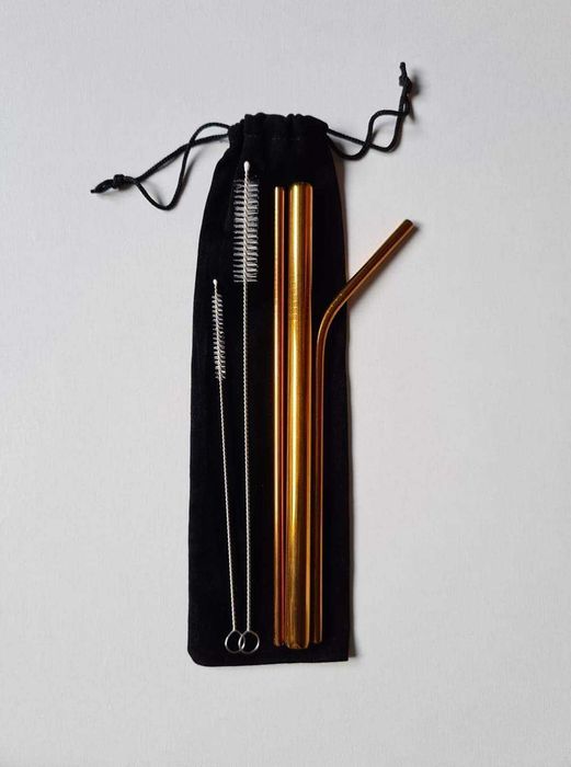 Комплект Сламки за многократна употреба в различни цветове