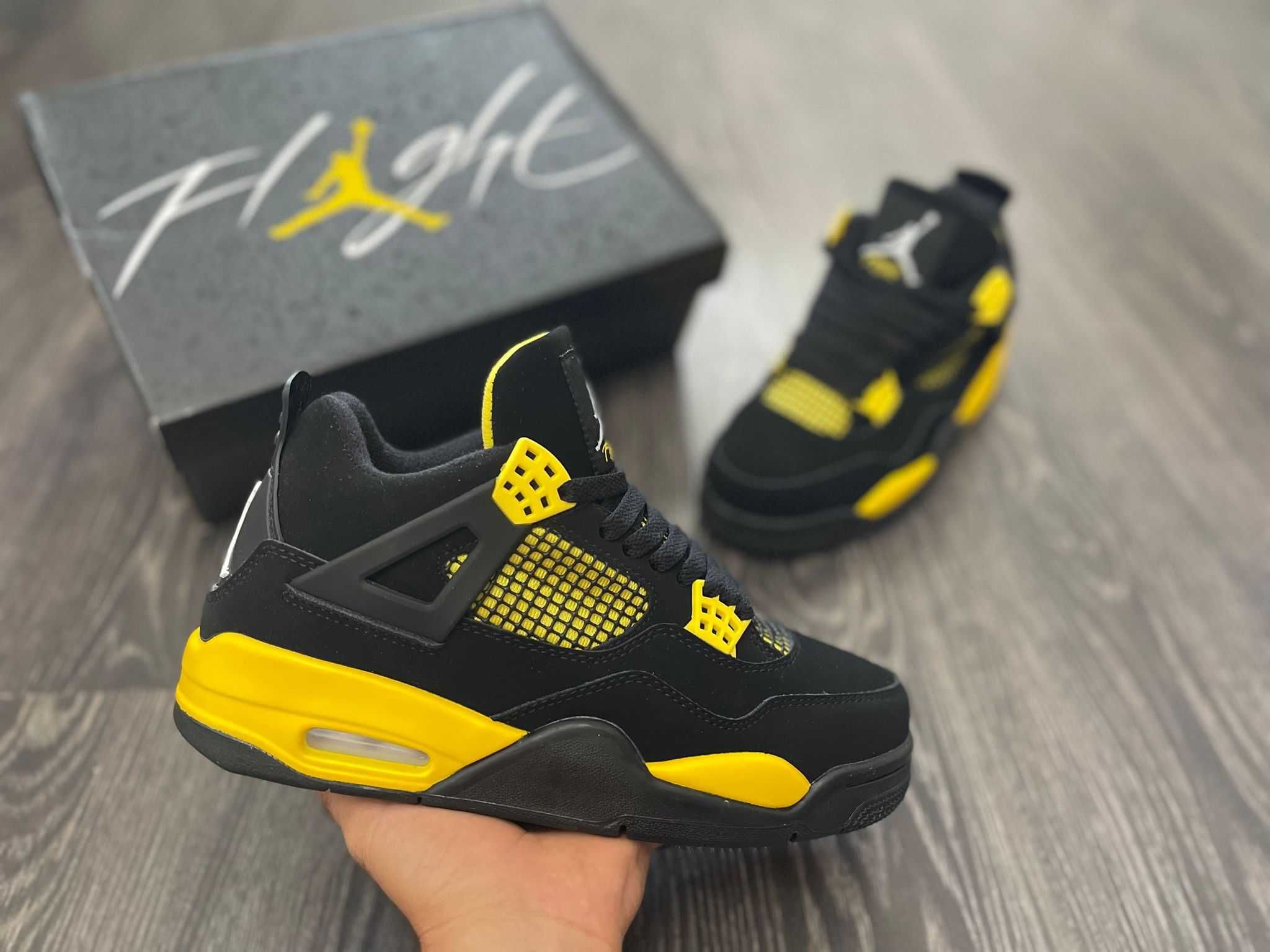 Jordan 4 Retro Yellow Thunder | Noi cu cutie