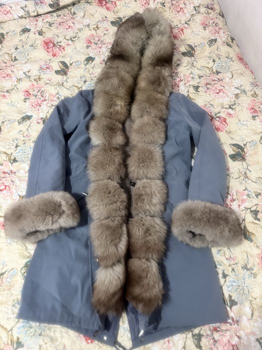 Парка из натурального меха.