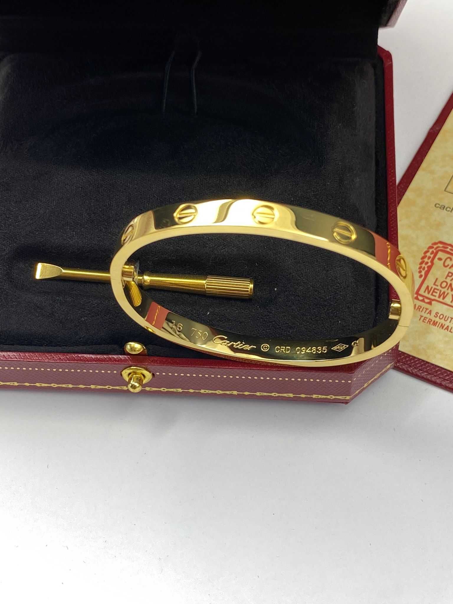 Brățară Cartier LOVE 16 Gold 750