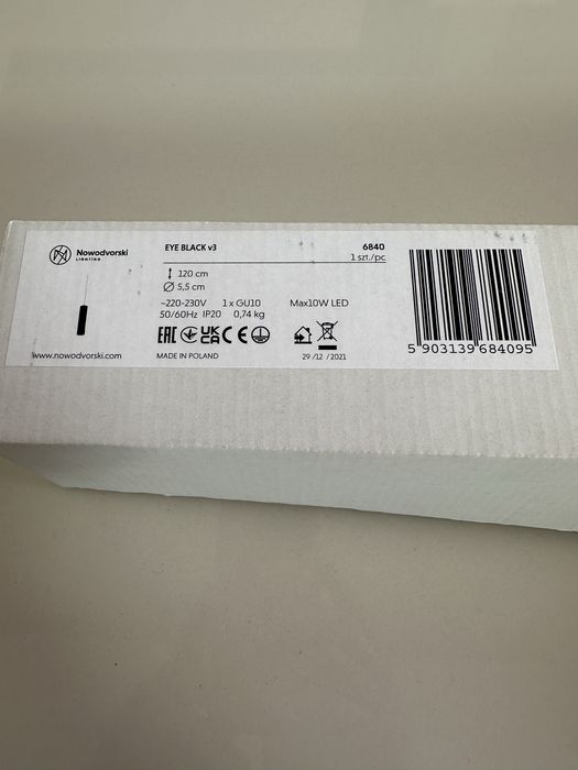 Pendul EYE M Negru 6840 NOWODVORSKI