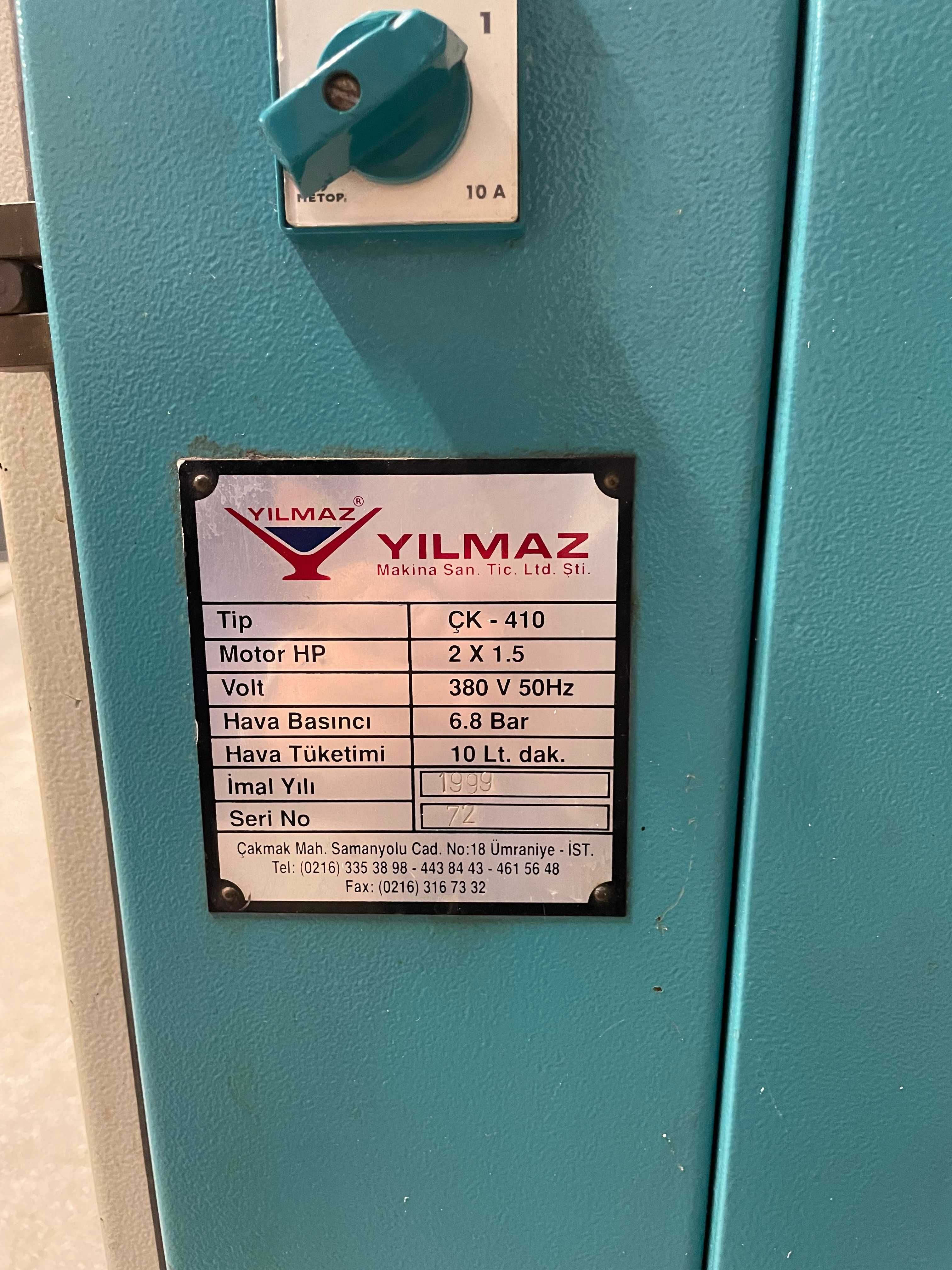 Masina de debitat baghete tamplarie pvc automata YILMAZ CK 410