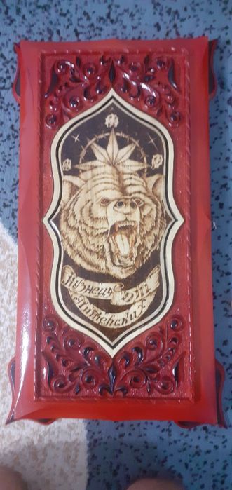 Нарды кустарные из дерева