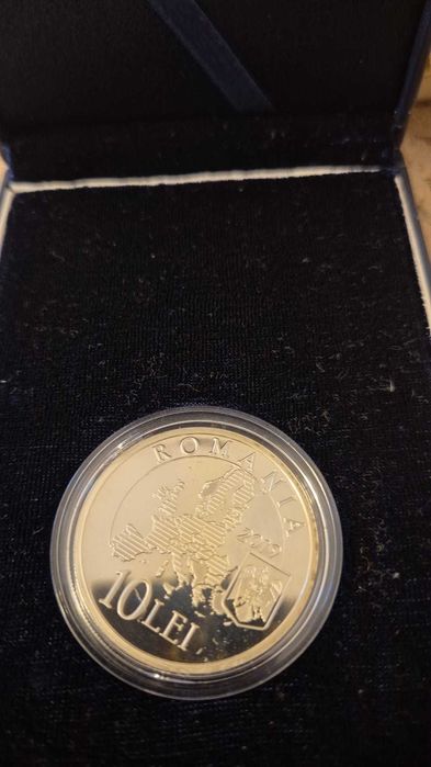 Moneda argint - preluarea Romaniei Preşedinţiei Consiliului UE