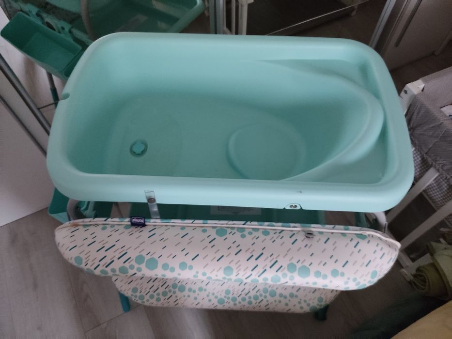 Cadita cu masa de infasat Chicco, Ocean, 0luni+