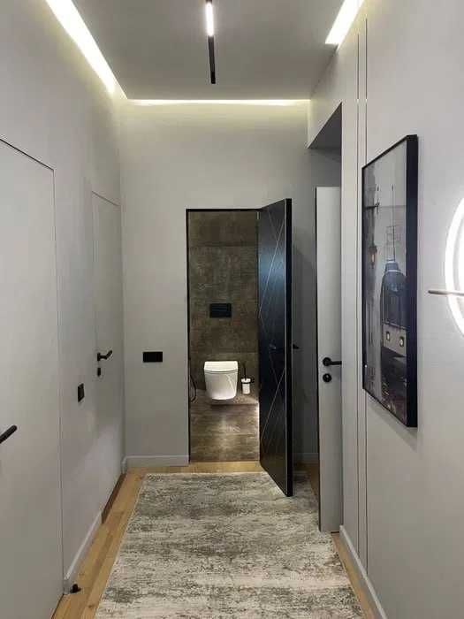 Квартира в жк Dustlik, авторский проект 2ком, 45м2, ор-р метро Дустлик