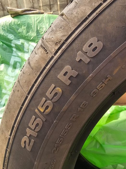 Продам 4 баллона резины Continental215/55/18