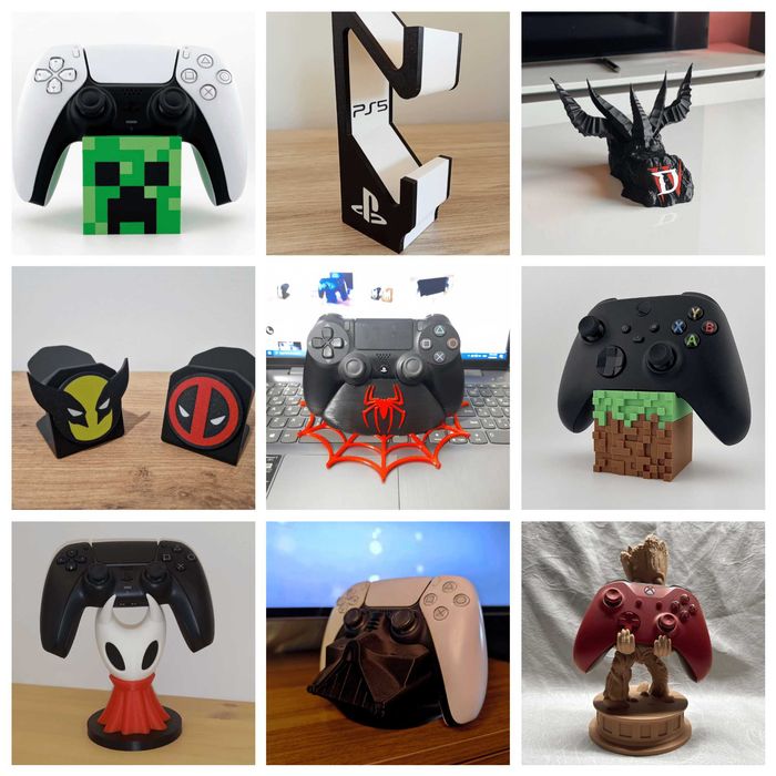 Стойка за Джойстик – Minecraft, Marvel, Diablo, Gaming Теми
