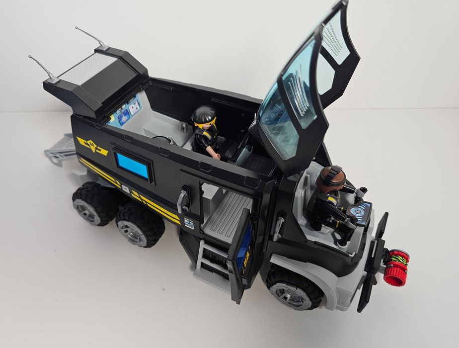 Playmobil - Хеликоптер / бърза помощ , Полицейски камион за спец части