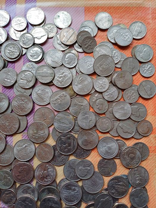 Огромен лот монети САЩ