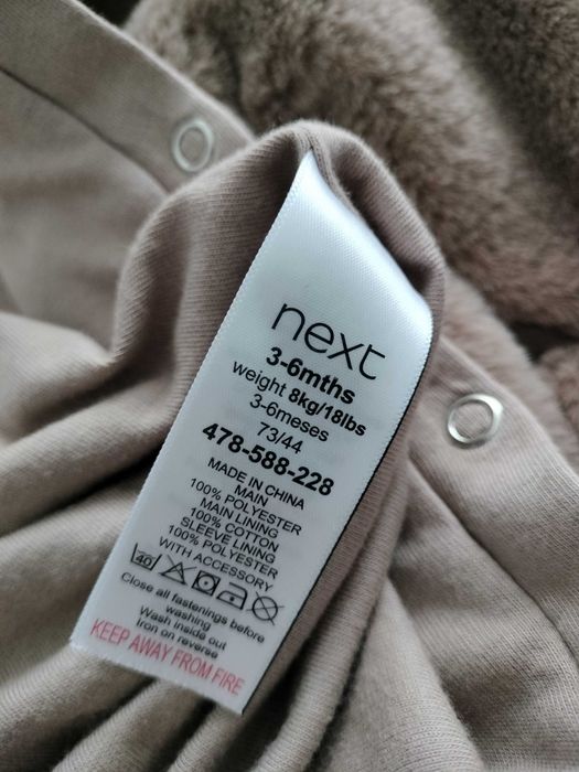 Next - combinezon ursulet (3-6 luni)