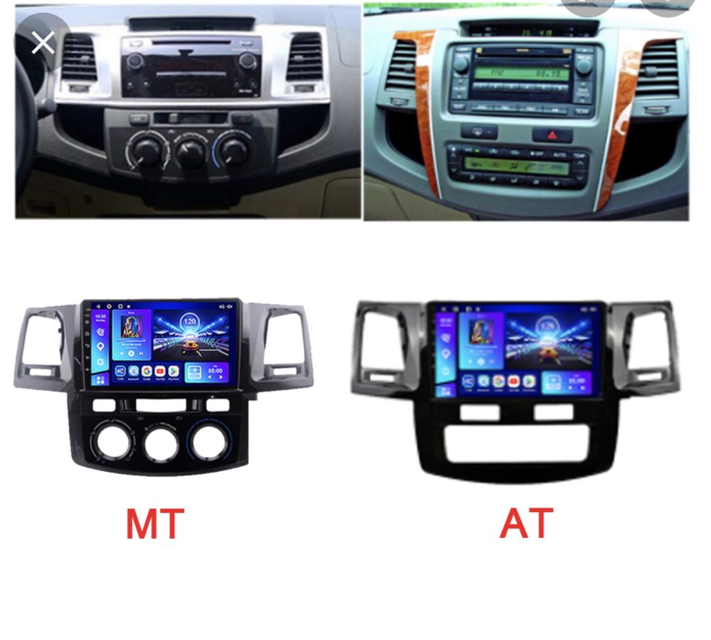 Андроид магнитола Toyota Hilux Fortuner Teyes CC2 CC3 Pioneer магнитаф