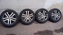 Set jante 5x112 16 originale vw passat, bonus anvelope 205 55 16 bune