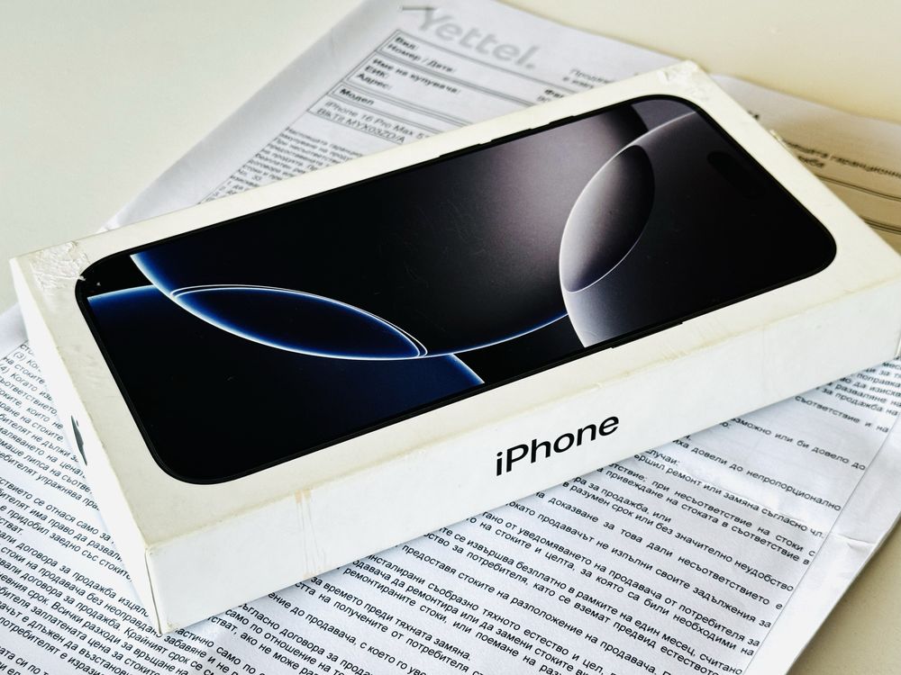 Iphone 16 Pro Max 512GB Black Titanium Гаранция до 18.11.2027г