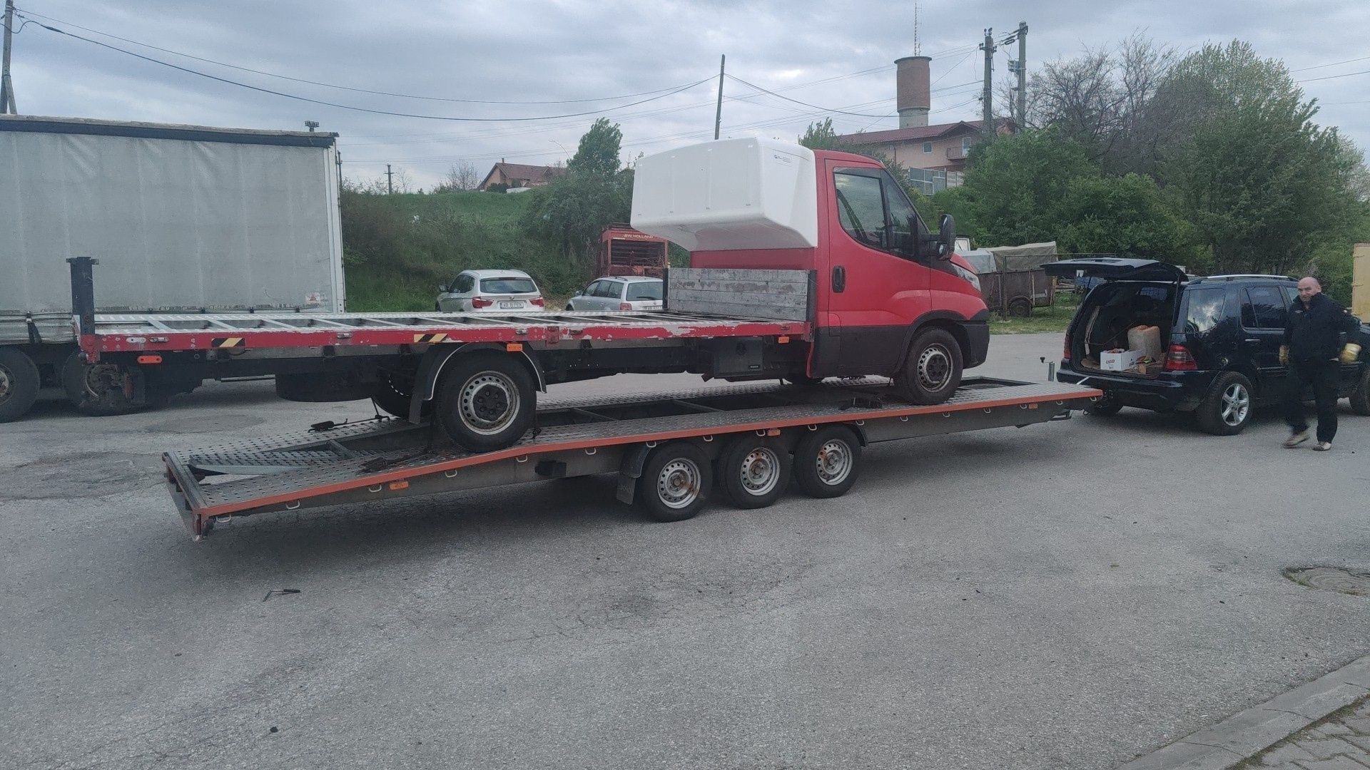 Tractari auto platforma Non Stop Nadlac Ungaria Austria Cehia Slovenia