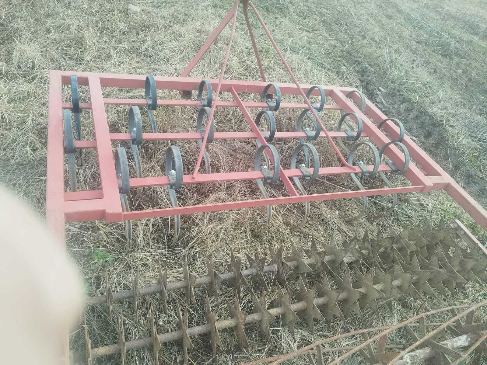 Cultivator 2,2 m cu 3 rânduri de tăvălugi