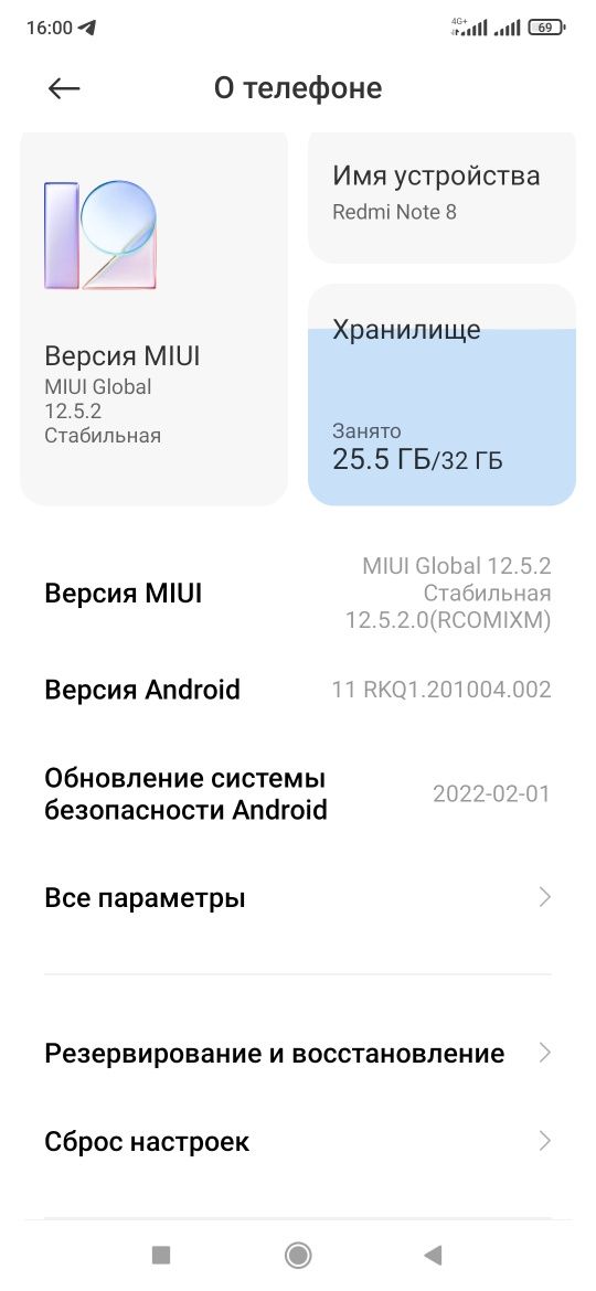 Redmi not 8 holati 100% ideal