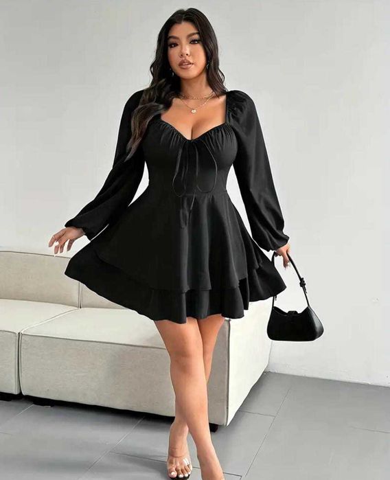 новое платье черное, 54-56р