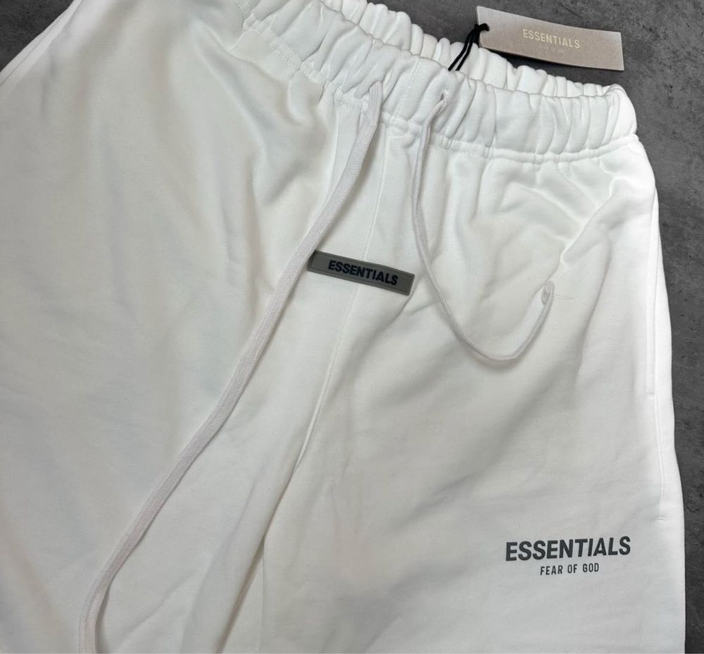 Essentials White Shorts - S , M , L