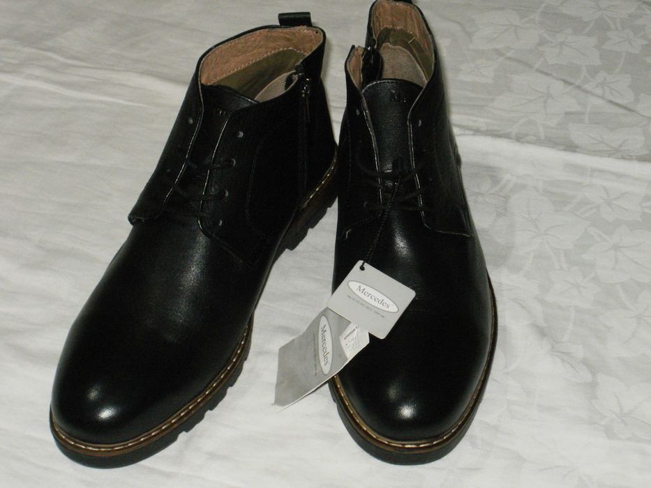 MERCEDES нови мъжки боти естествена кожа 42