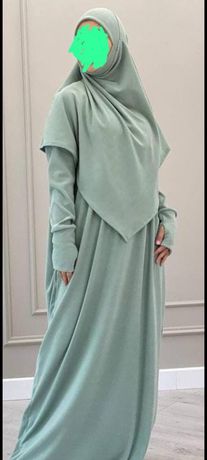Хиджаб намазник платье в пол мусульманское платье длинное платье в пол