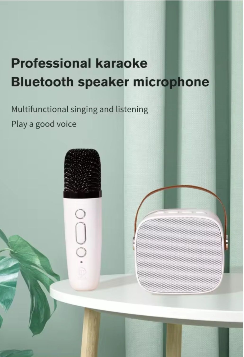 K1 A1 Bluetooth mini koroke kolonka mikrofonli kolonka