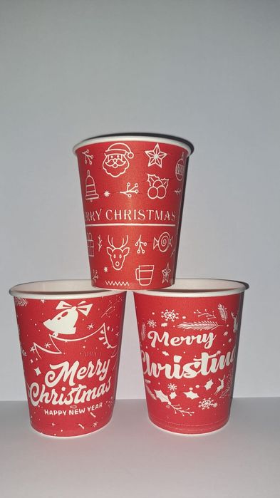 Коледни чаши за вендинг автомати