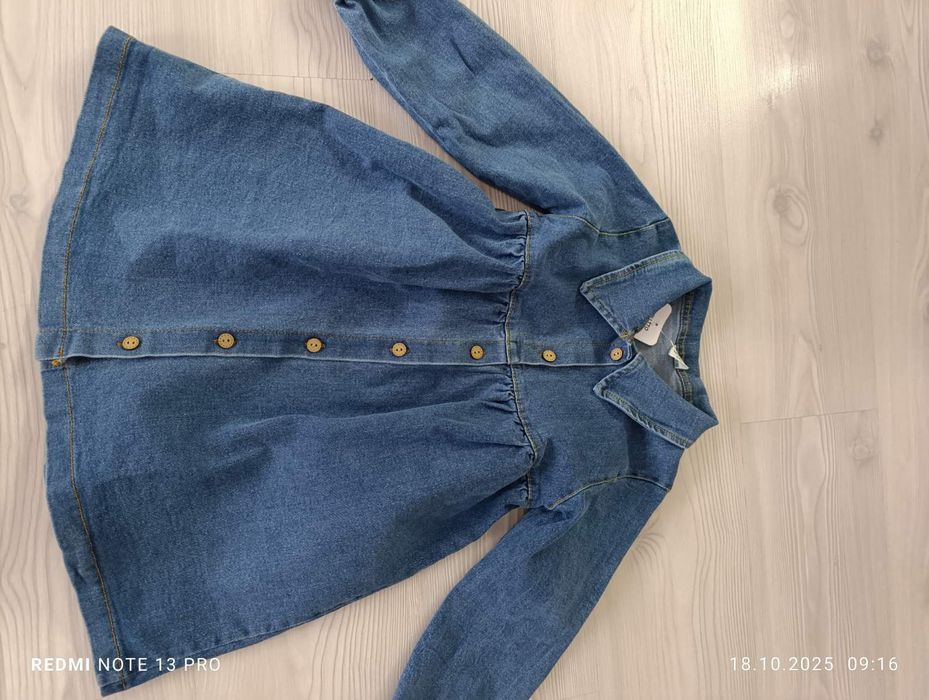 Дънкова рокля 7-8 години