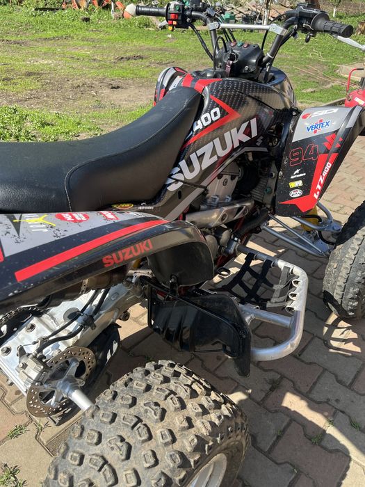 Suzuki ltz 400 cu nr negre in stare perfectă