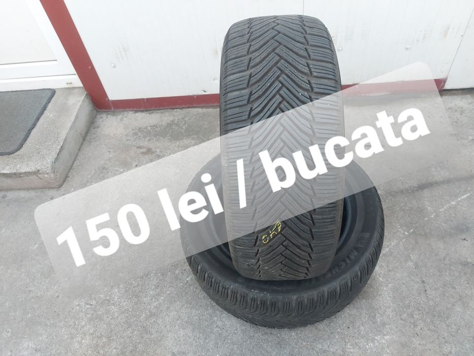 150 lei bucata! Doua anvelope M+S/IARNA 225 50 17 Michelin 2021! 7 mm