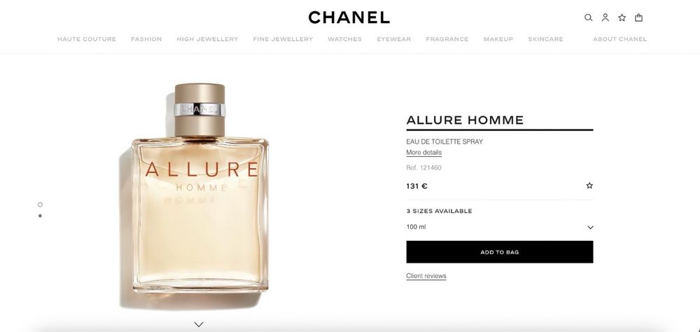 CHANEL Allure Homme Eau de Toilette