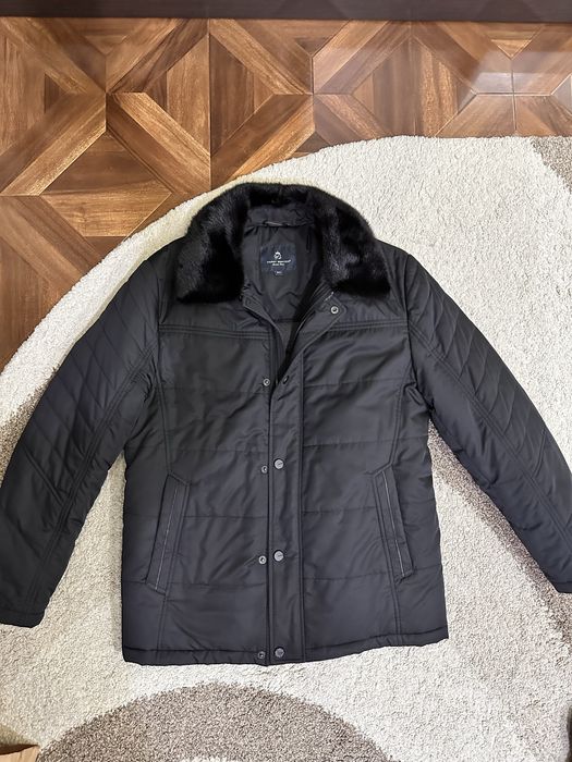 Продам мужскую зимнюю куртку с норковым воротником и норковая шапка