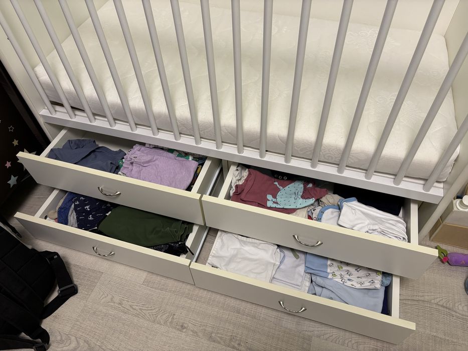 Бебешка кошара 60х120 с матрак