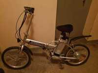 Bicicleta electrica functionala  aluminiu pliabila,asistenta pedalare