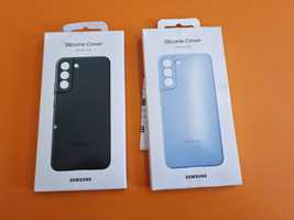 Husă originala Samsung S22 Plus  5G Silicon  Cover Blue,Black