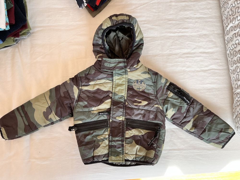 Яке Benetton, жилетка Zara от 1 до 2 години