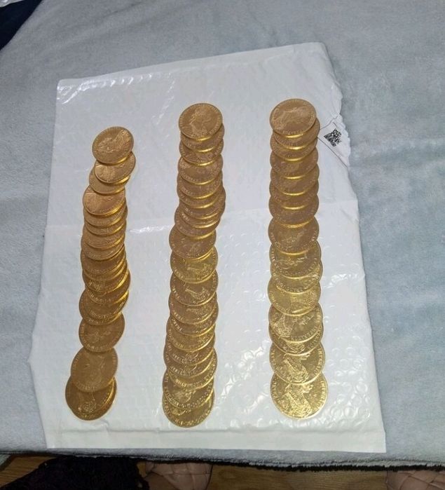 Vand monede placate cu aur de 24k Franc Iosef 4 ducat