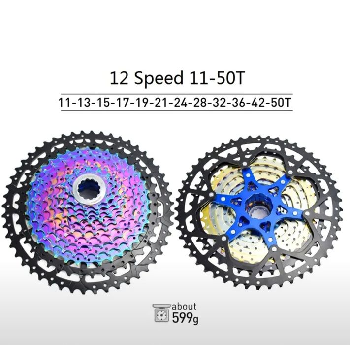 Кассета 12 ск паук 11/50 oil slick HG