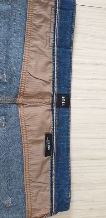 Hugo Boss Delano Slim Fit  Candiani Denim / 33/32 ОРИГИНАЛ Мъжки Дънки