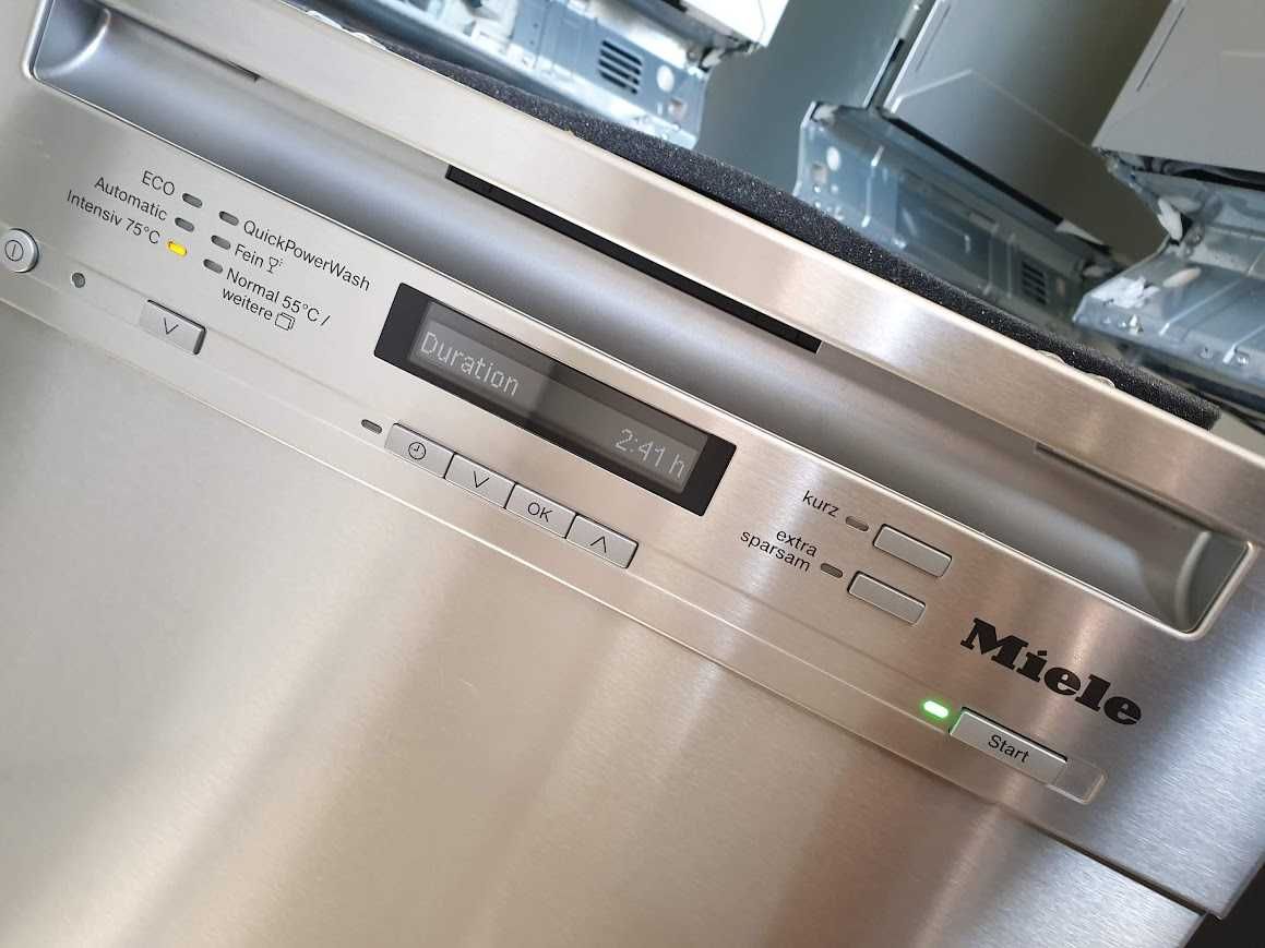 45см - Inox Miele Auto Open Съдомиялна - Частично Вграждане - Тясна
