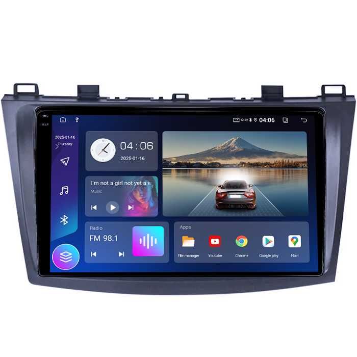 Navigatie Mazda 3 2010-2012,  Android 14, 9 INCH, 4GB RAM/64GB ROM