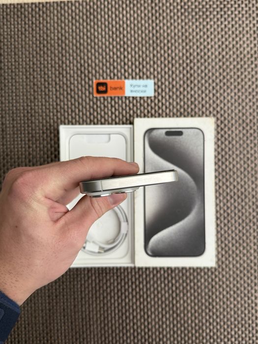 256Gb/*ЛИЗИНГ* IPhone 15 Pro White Titanium Айфон