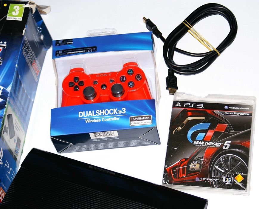 PS3 500GB PlayStation Видео Игра Плейстейшън 3 ПС3 с кутия и игри