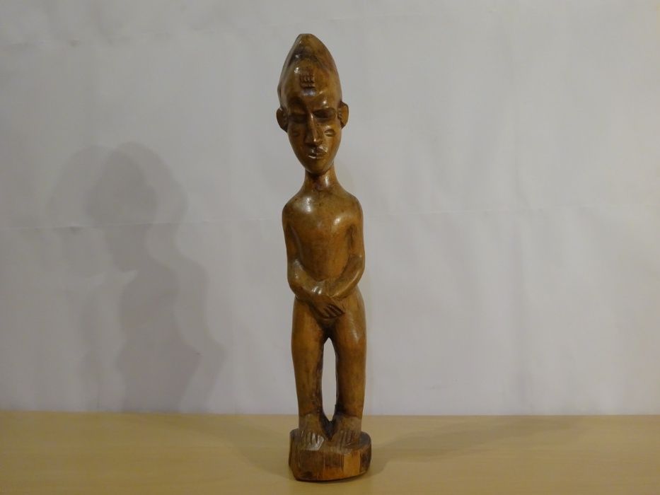 Statuetă africană tribală Baule, Coasta de Fildeș, cca. 1900