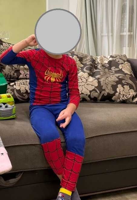 костюма человека-паука 4-6 лет