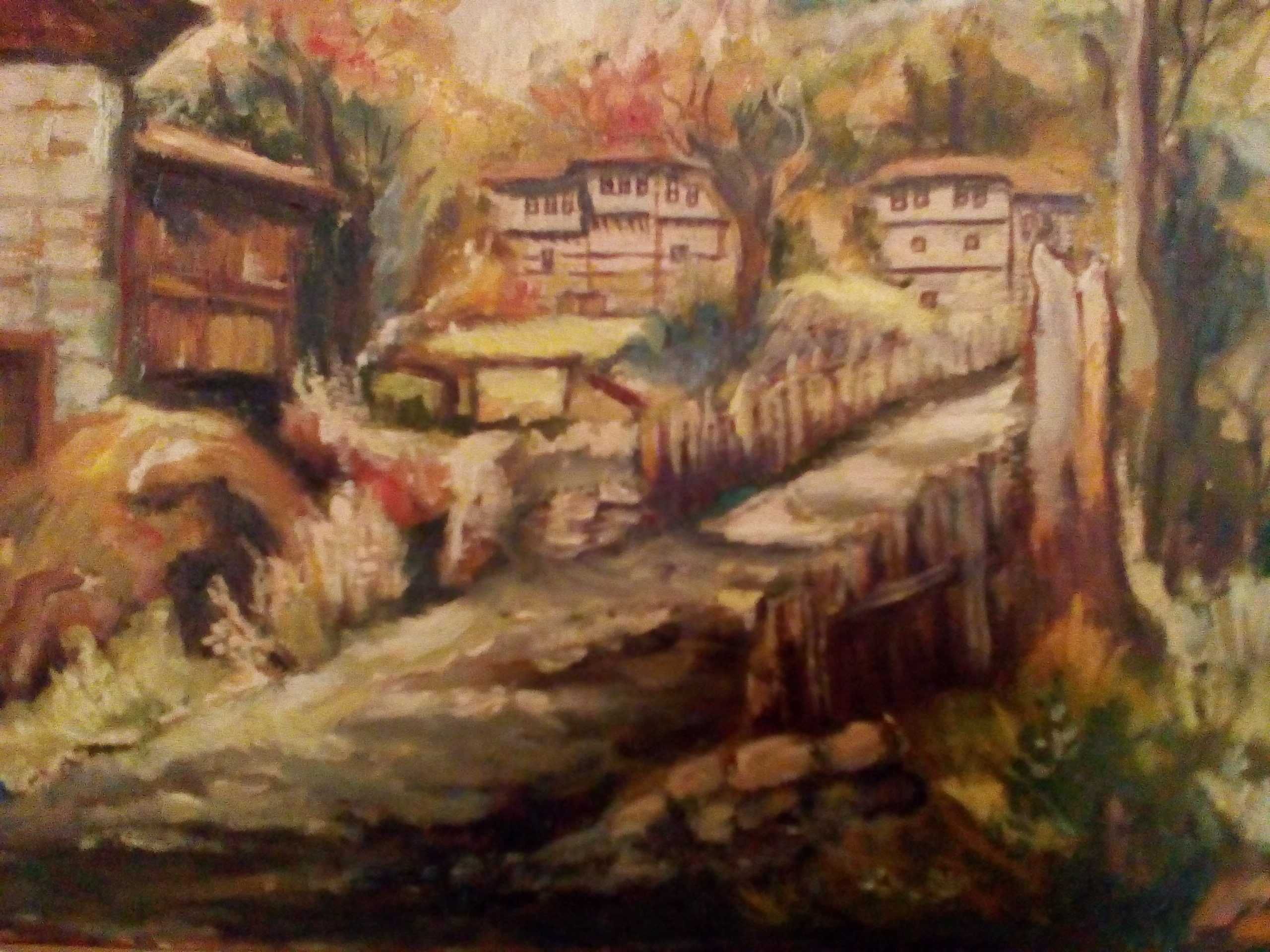 Картина ,,Българско село ''