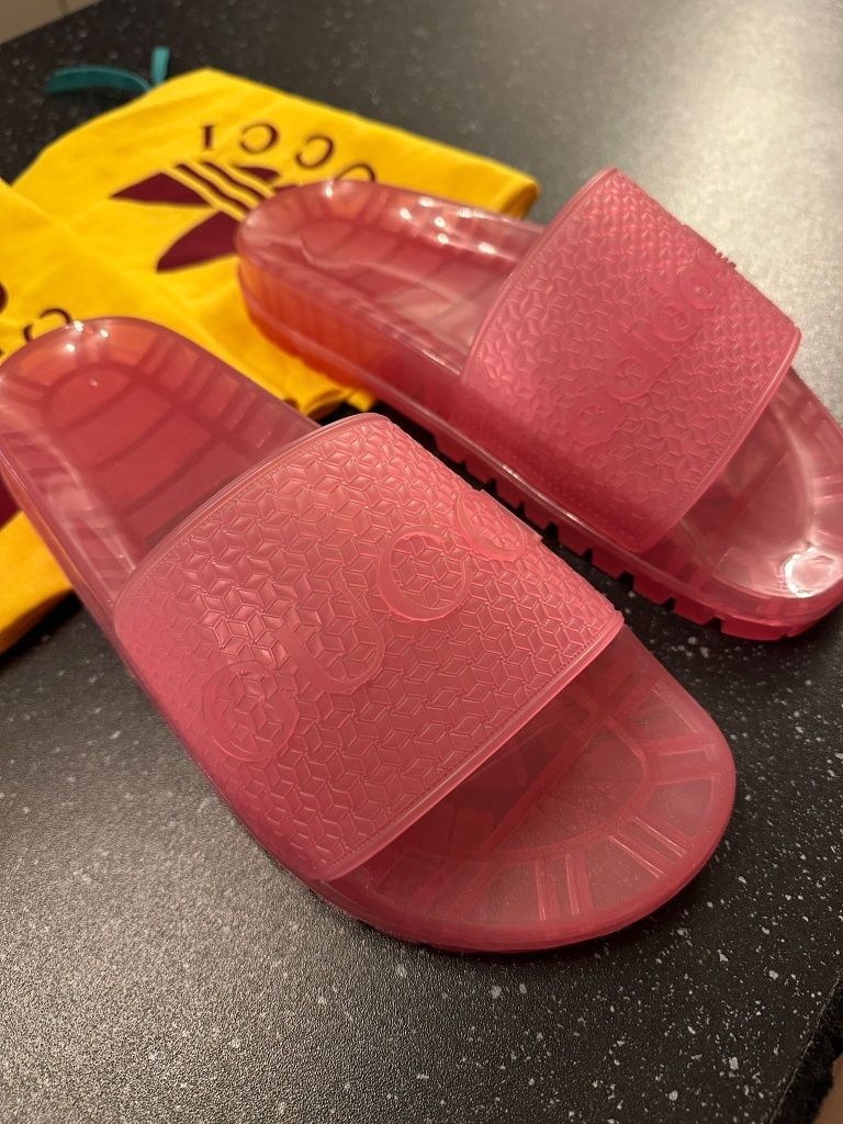 Șlapi Gucci x Adidas